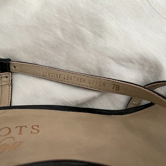 Talbots Black Patent Leather Kitten Heels-NWOT - Picture 7 of 8